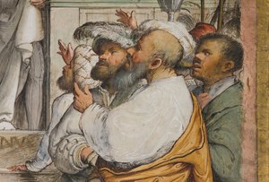 Central Nave, Fourth South Span, Hecce Homo, Girolamo Romanino by Girolamo Romanino