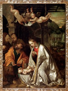 Nativity by Girolamo Romanino