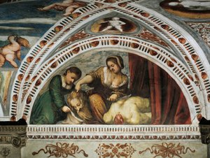 Story of Judith and Holofernes (detail) by Girolamo Romanino