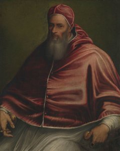 Pope Julius III (formerly entitled Pope Paul III) by Girolamo Sicciolante (circle of)