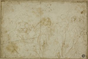 Blenheim Palace Sarcophagus: Bacchanal with Lion