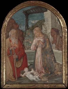 The Nativity by Girolamo di Benvenuto