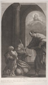 Saint Anne kneeling holding the Virgin, 1760-1800