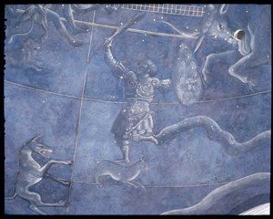 The Path of the Sun through the stars on the night of the 4th July 1442 (detail) by Giuliano dArrighi Pesello