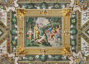 Hall of Latona: the Goddess, Rocca dei Rossi, San Secondo, Parma, Italy by Giulio (school of) (attr.to) Romano