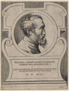 Michelangelo by Giulio Bonasone