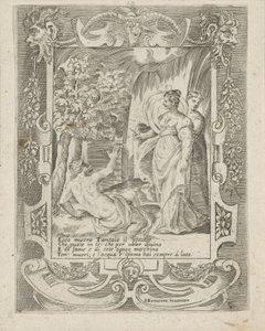Tantalus Speaking to Diana by Giulio Bonasone