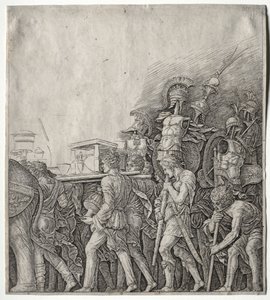 The Triumphs of Caesar: The Corselet Bearers by Giulio Campagnola
