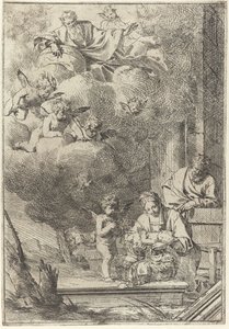 Birth of Christ by Giulio Carpioni (I)