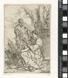 Rest on the Flight into Egypt by Giulio Carpioni (I)