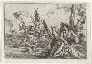 Water Naiad with Water Jug and Tritons The Four Elements (series title) by Giulio Carpioni (I)