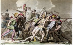 Combat for the Corpse of Patroclus (Troy War) - in 