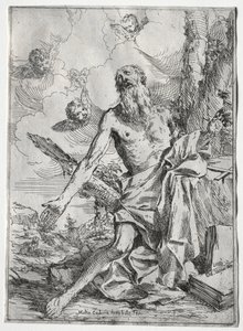 St. Jerome by Giulio I Carpioni