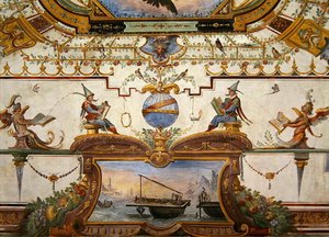 Ceiling Panel from the Stanzino delle Matematiche by Giulio Parigi