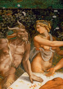 Nymph and Satyr by Giulio Romano