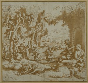 Venus with the Erotes of Philostratus by Giulio Romano