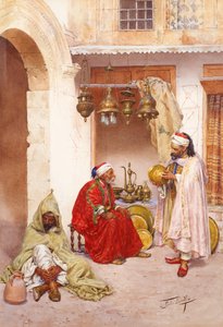 In the Souk by Giulio Rosati