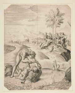 Flaying of Marsyas by Giulio Sanuto