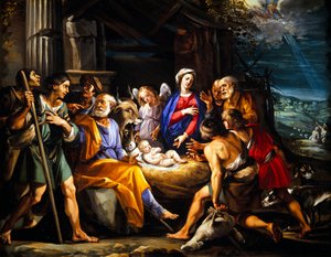 Adoration of the Shepherds by Giuseppe (1568 1640) Cesari