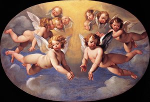 Glory of angels by Giuseppe Cesari