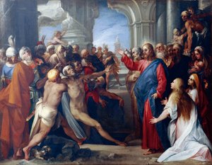 The Raising of Lazarus, by Giuseppe Cesari by Giuseppe Cesari