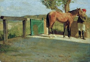 The Little Horse, c.1867 by Giuseppe Abbati