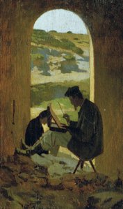 The Painter Stanislao Pointeau, c.1863 by Giuseppe Abbati