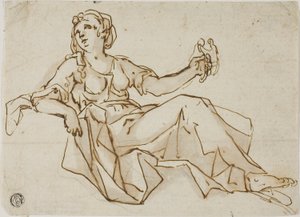 Allegorical Figure of Temperance by Giuseppe Antonio Caccioli