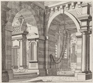 Architectural Fantasy with Arched Gateways by Giuseppe Antonio Landi