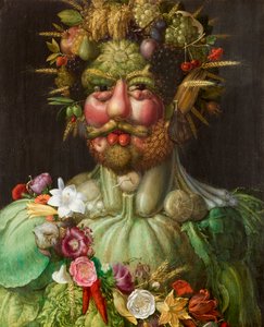 Emperor Rudolf II as Vertumnus by Giuseppe Arcimboldo