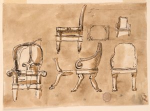 Chairs by Giuseppe Barberi