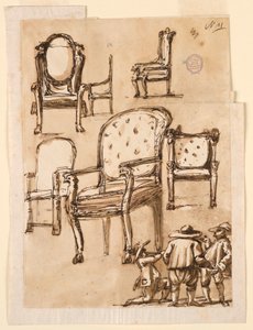 Chairs by Giuseppe Barberi