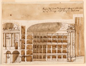 Section of a Theater in Perugia