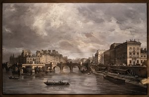 View of the Pont Neuf by Giuseppe Canella