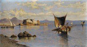 Bay of Naples with Castel dell