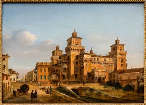 Ferrara Castle by Giuseppe Chittò Barucchi