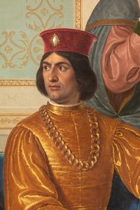 The Court of Ludovico il Moro (detail) by Giuseppe Diotti