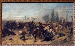 The Charge of the Madonna della Scoperta (Battle of Solferino and San Martino, June 24, 1859)
