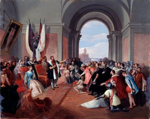 Andrea Doria refusing crown of Genoa