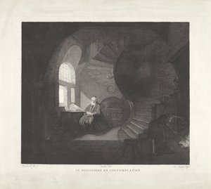Meditating Philosopher by Giuseppe Longhi