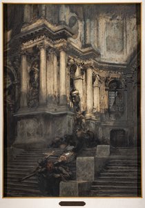 In the Cathedral by Giuseppe Mentessi