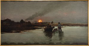 Fishing at Sunset