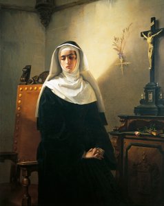 Nun of Monza by Giuseppe Molteni