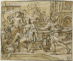David and Bathsheba by Giuseppe Passeri