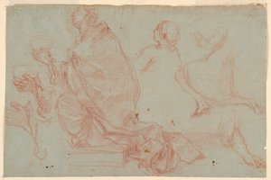 Kneeling Figures by Giuseppe Passeri