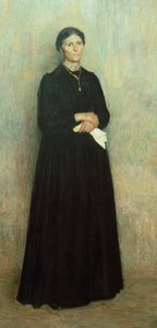 Portrait of his mother by Giuseppe Pellizza da Volpedo