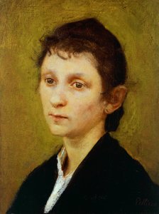 Portrait of Young Woman (Palmira) by Giuseppe Pellizza da Volpedo
