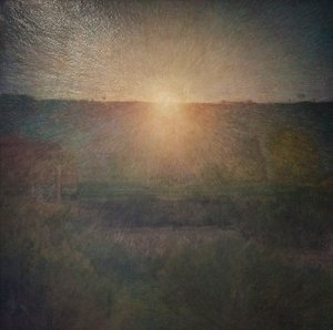 The rising sun by Giuseppe Pellizza da Volpedo