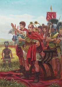 Julius Caesar Salutes His Victorious Army