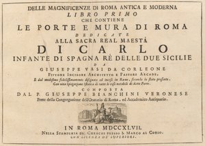 The Magnificence of Ancient and Modern Rome (vol. 1)
